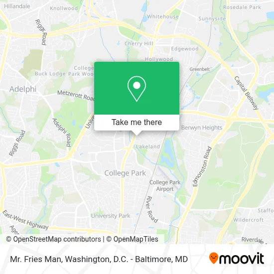 Mr. Fries Man map