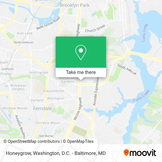 Honeygrow map