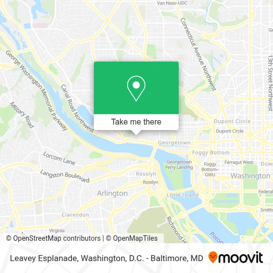 Leavey Esplanade map