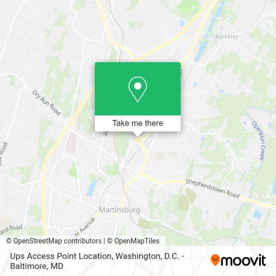 Ups Access Point Location map
