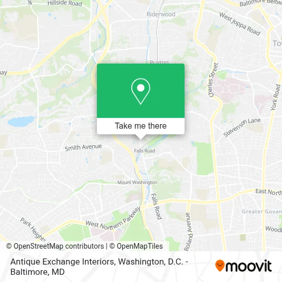 Antique Exchange Interiors map