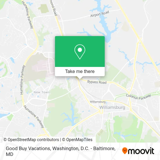Good Buy Vacations map