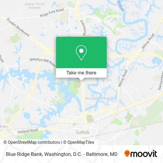 Blue Ridge Bank map