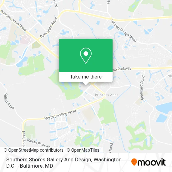 Southern Shores Gallery And Design map