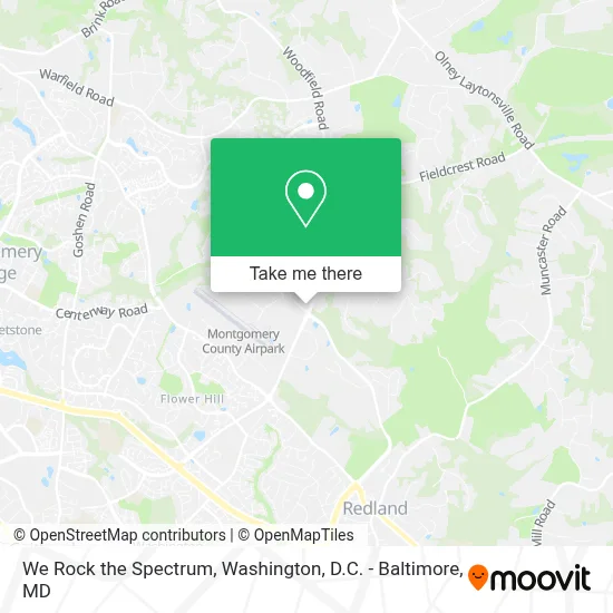 We Rock the Spectrum map