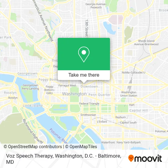 Voz Speech Therapy map