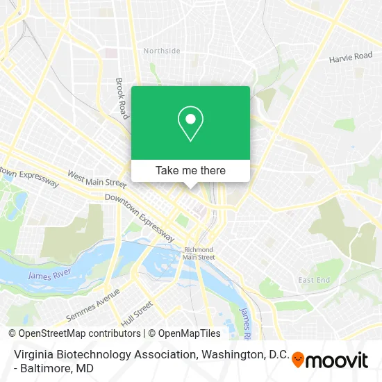 Virginia Biotechnology Association map