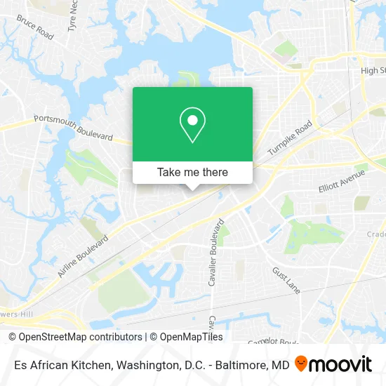 Es African Kitchen map