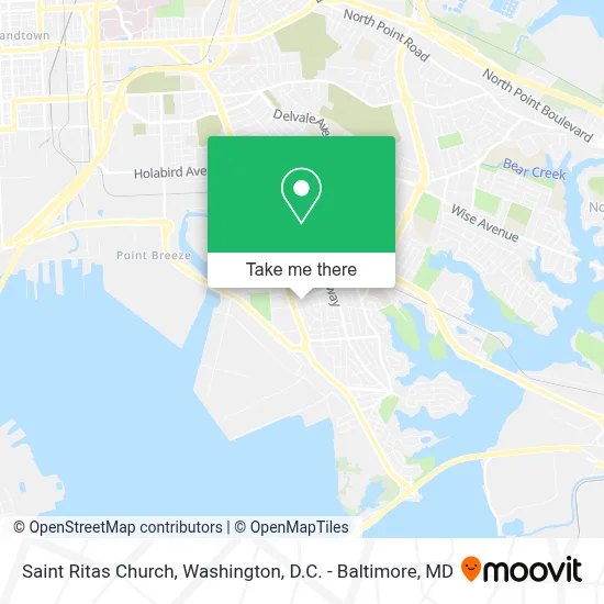 Saint Ritas Church map