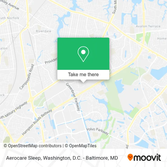 Aerocare Sleep map