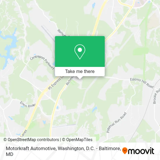 Motorkraft Automotive map