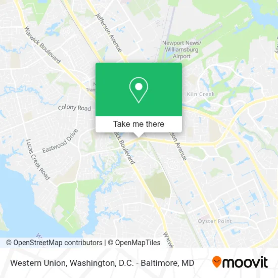 Western Union map