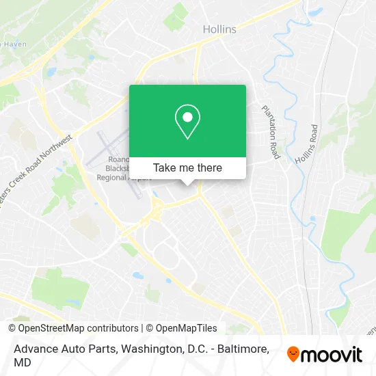 Advance Auto Parts map