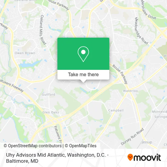 Uhy Advisors Mid Atlantic map
