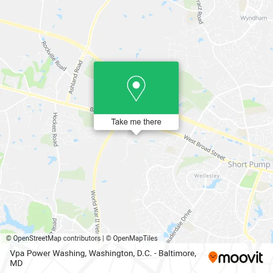 Vpa Power Washing map