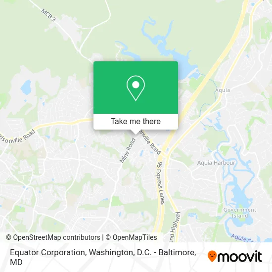 Equator Corporation map
