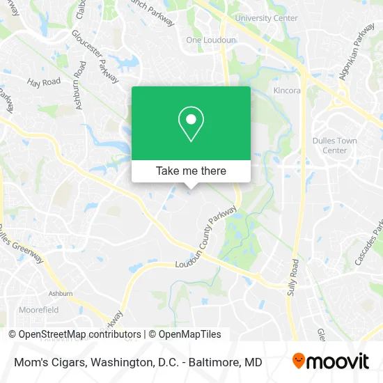 Mom's Cigars map