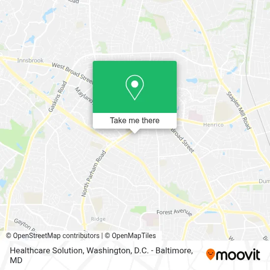 Healthcare Solution map