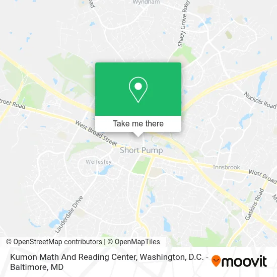 Kumon Math And Reading Center map