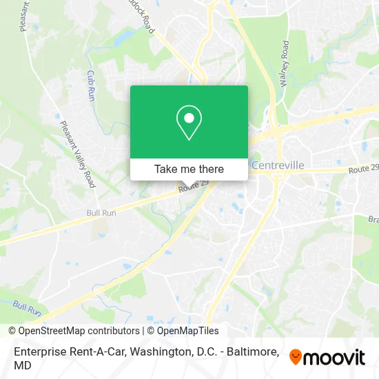 Enterprise Rent-A-Car map