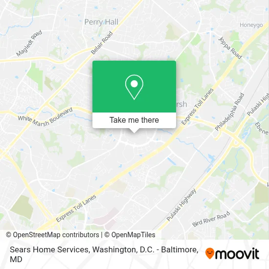 Sears Home Services map
