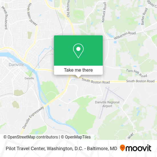 Pilot Travel Center map