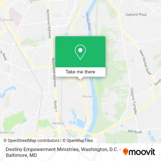Destiny Empowerment Ministries map