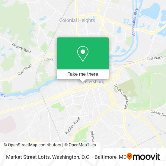 Market Street Lofts map
