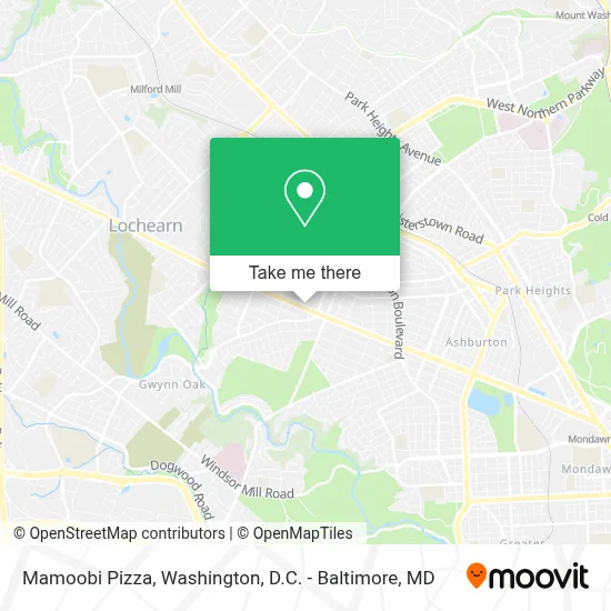 Mamoobi Pizza map