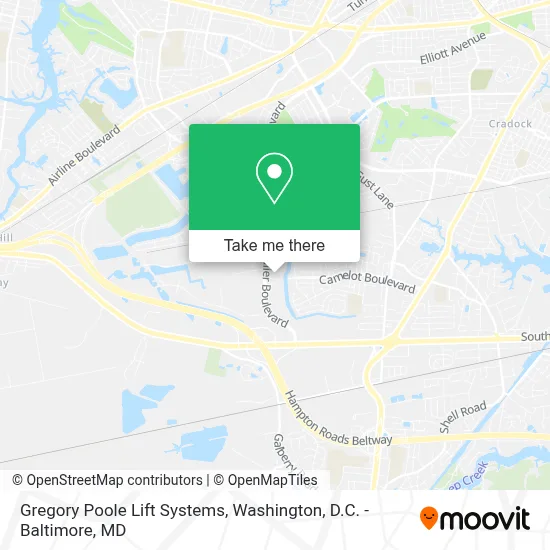Gregory Poole Lift Systems map