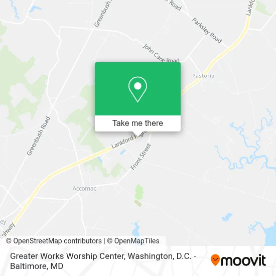 Greater Works Worship Center map