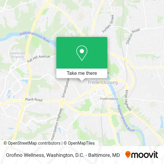 Orofino Wellness map