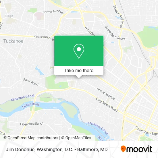 Jim Donohue map