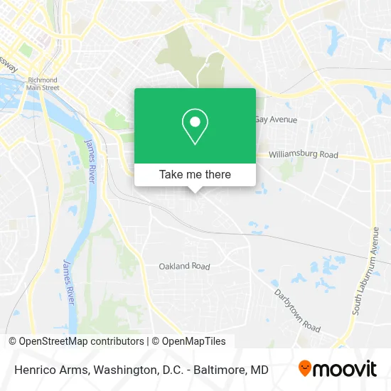 Henrico Arms map
