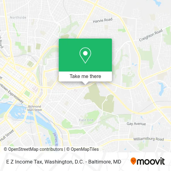 E Z Income Tax map