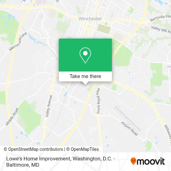 Lowe's Home Improvement map