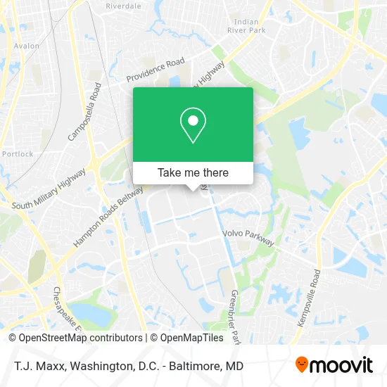 T.J. Maxx map