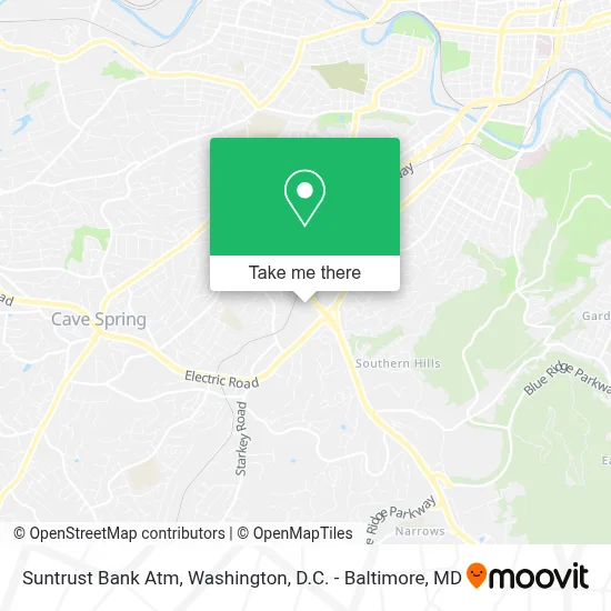 Suntrust Bank Atm map