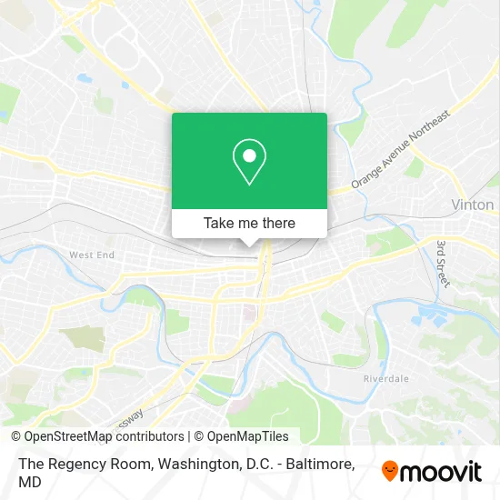 The Regency Room map