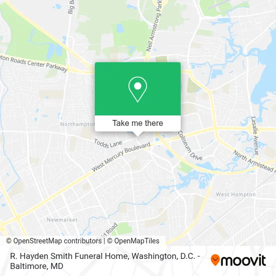 R. Hayden Smith Funeral Home map