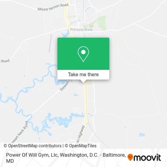 Power Of Will Gym, Llc map