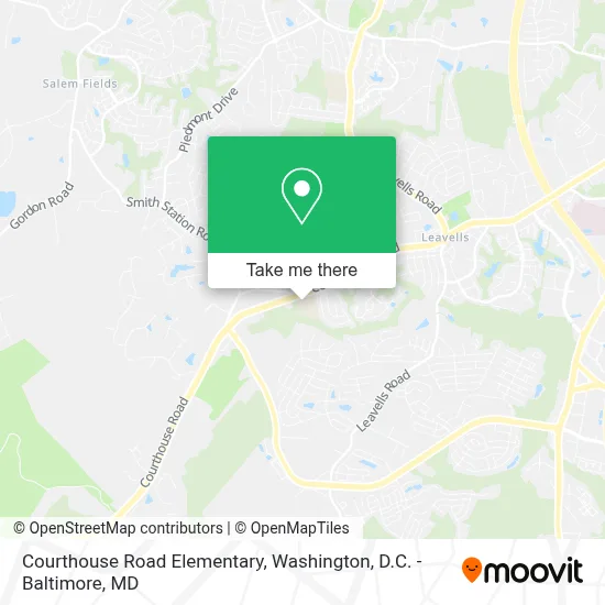 Courthouse Road Elementary map
