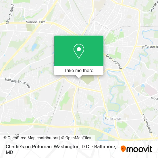 Charlie's on Potomac map