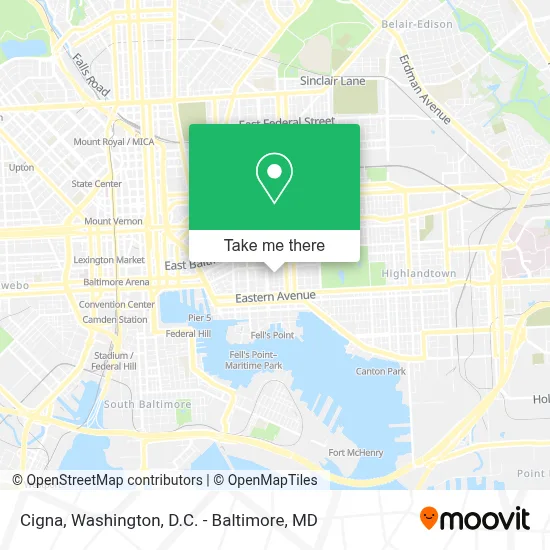 Cigna map