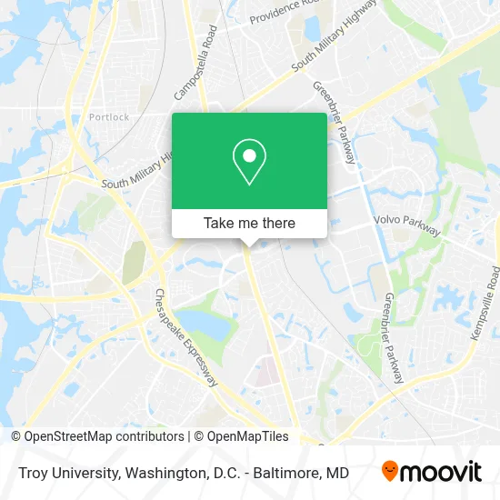 Troy University map