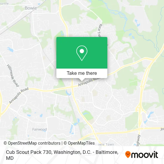 Cub Scout Pack 730 map