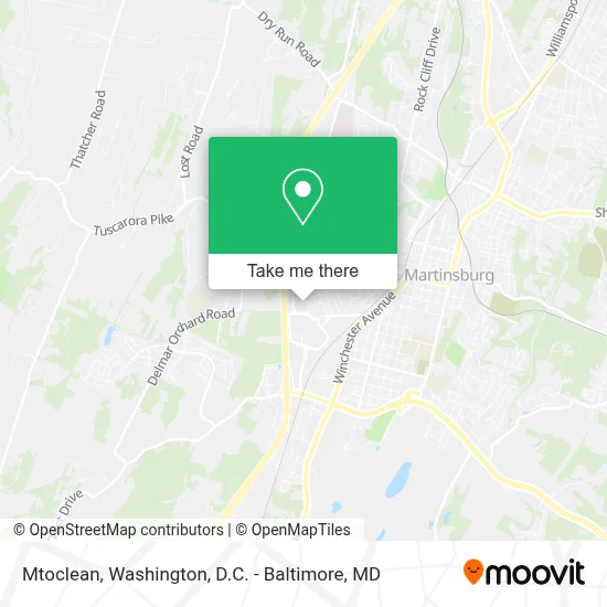 Mtoclean map