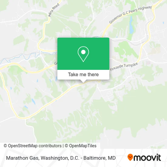 Marathon Gas map