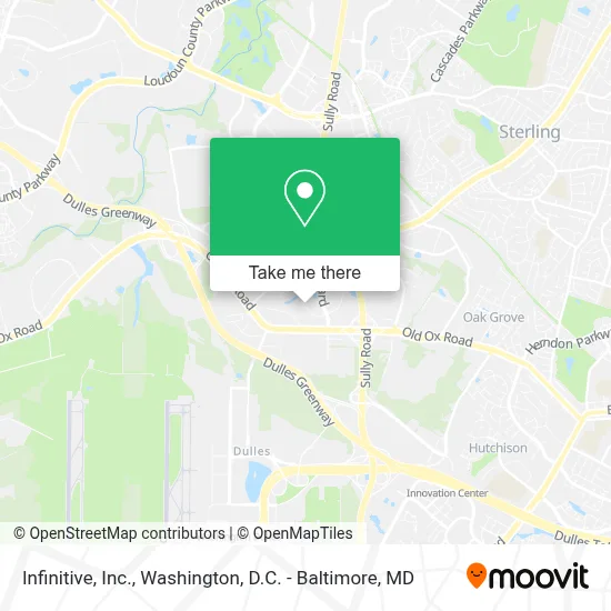 Infinitive, Inc. map