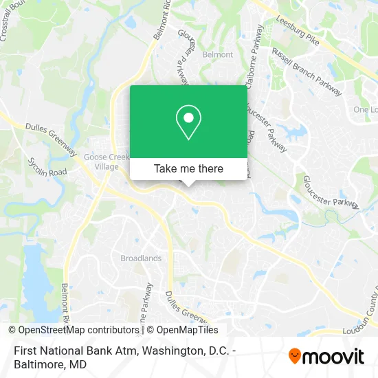 First National Bank Atm map